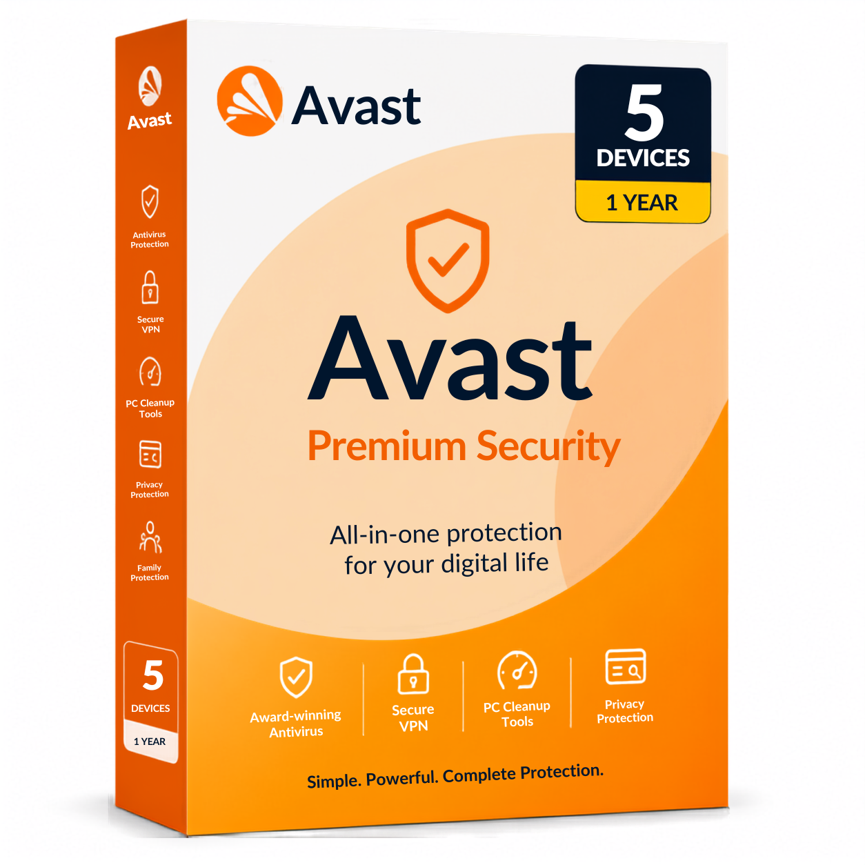 Avast Premium Security — Avast antivirus plan box art